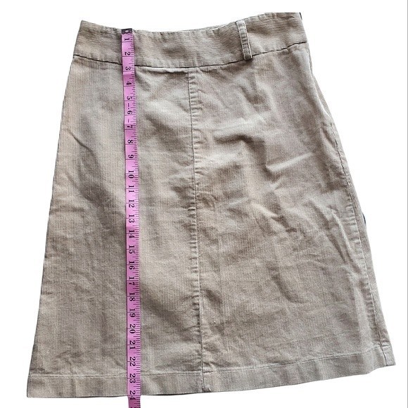 Zara Corduroy A-line Skirt Size 6 - Picture 4 of 5